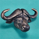 Cape Buffalo Bronze Drawer or Cabinet Pull