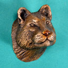 Mountain Lion Bronze Drawer or Cabinet Pull