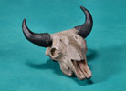 Bison Skull - Limited Edition Desktop Bronze Sculpture